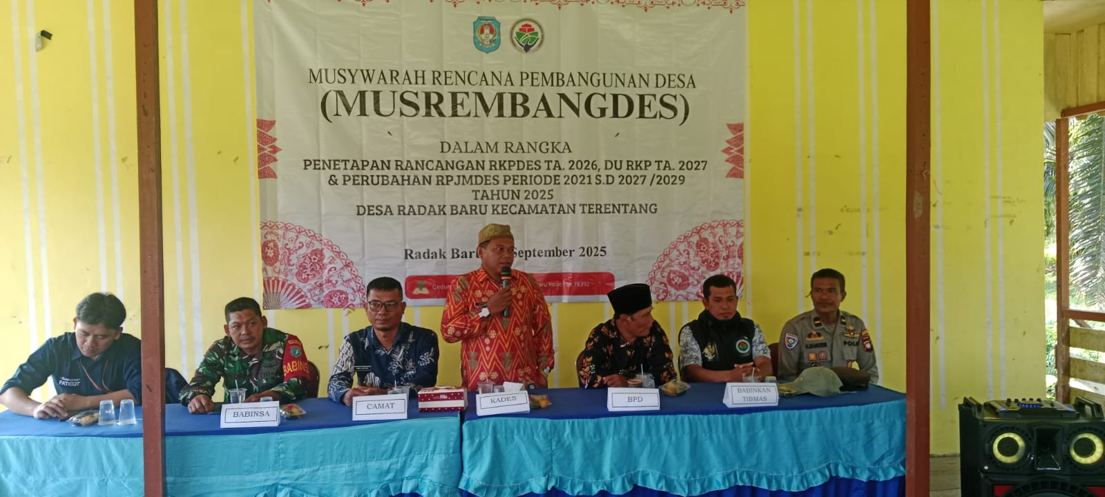 Musrenbangdes Radak Baru Tentukan Arah Pembangunan hingga 2029